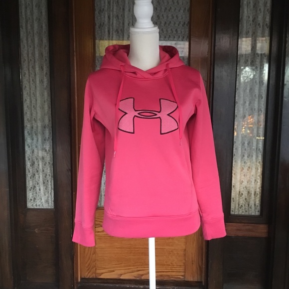 Under Armour 💞PINK💞 Hoodie Ladies Size Small - Picture 1 of 7